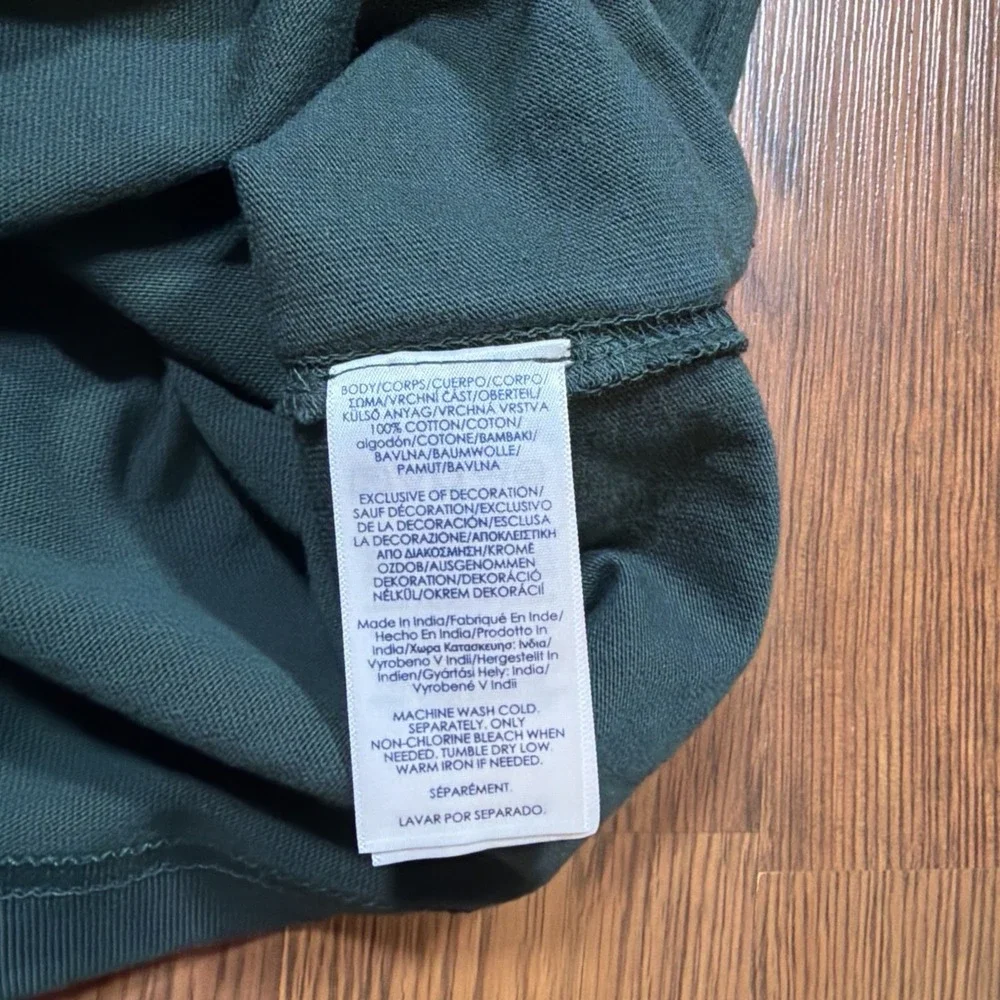 Vintage Mens Ralph Lauren Chaps Polo Shirt XL Green White Navy Color Block Rugby